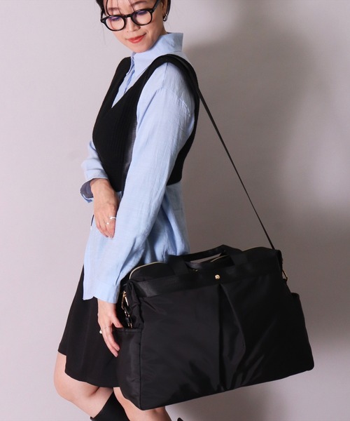 BAYBLO ボストンバッグ (LF)「LCC機内対応」7ポケット/20L 2WAY 高密度