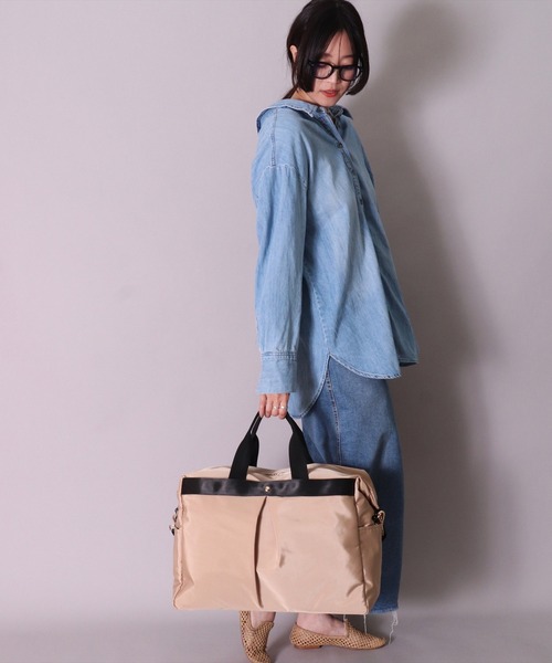 BAYBLO ボストンバッグ (LF)「LCC機内対応」7ポケット/20L 2WAY 高密度