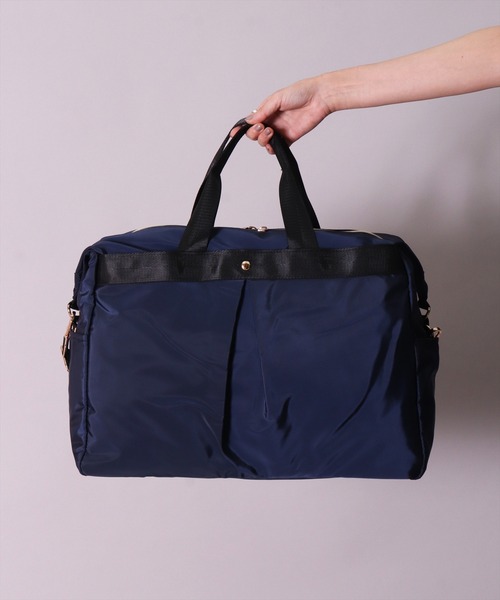 ブライトリング ボストンバッグ ネイビー 未使用 BAYBLO ボストンバッグ (LF)「LCC機内対応」7ポケット/20L 2WAY 高密度