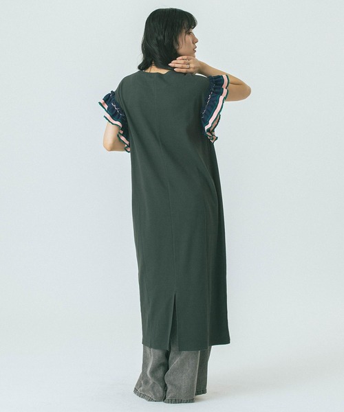 ROSE BUD（ローズバッド） ワンピース FRILL SLEEVE DRESS : ZOZOTOWN