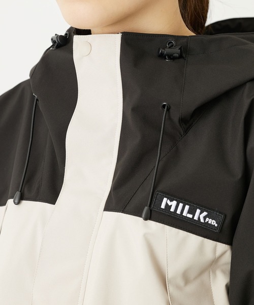 「MILKFED.」 マウンテンパーカー S オフホワイト レディース_画像6