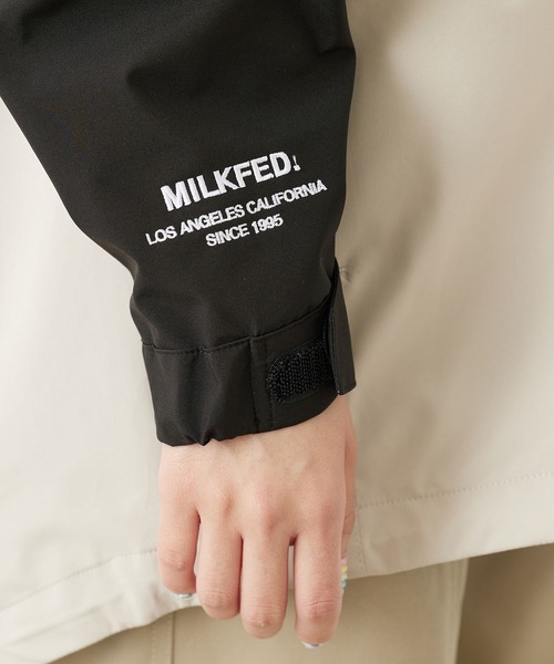 「MILKFED.」 マウンテンパーカー S オフホワイト レディース_画像9