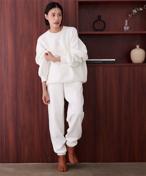 ur's（ユアーズ） パンツ スウェットライクニットジョガーパンツ