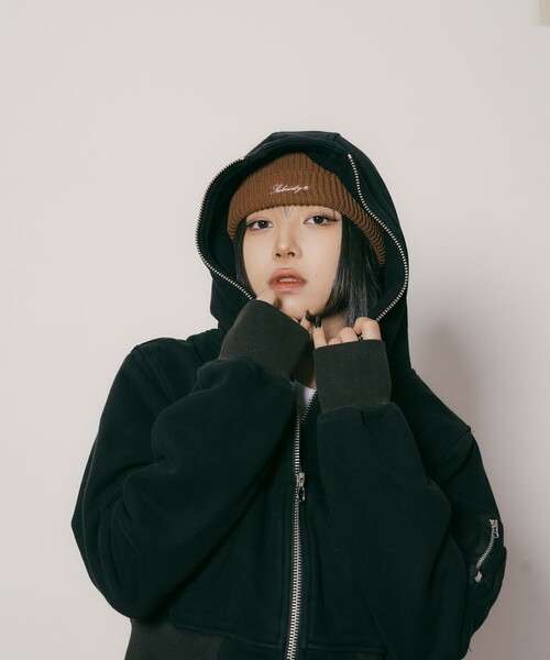 Subciety（サブサエティ） ベスト ジレ Full zip hoodie「WOMEN
