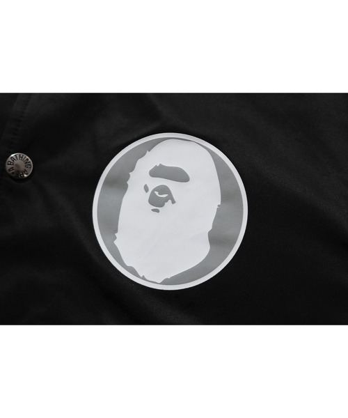 A BATHING APE（アベイシングエイプ） スタジャン LARGE ブラック