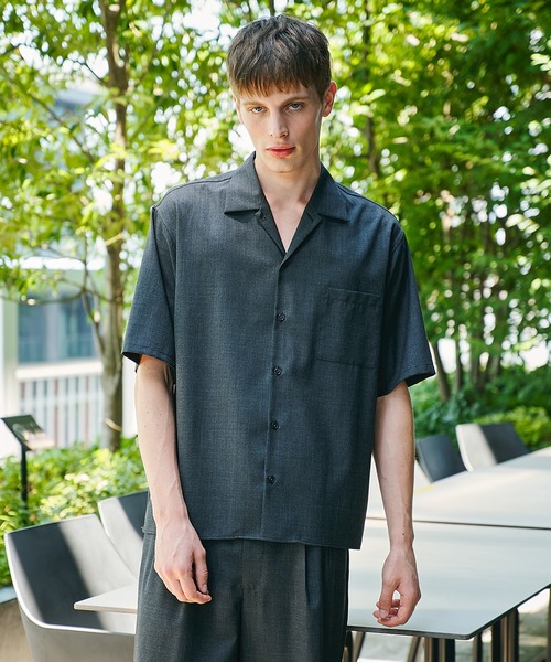 markaware シャツ 「MARKAWARE/marka」別注 OPEN COLLAR S/S