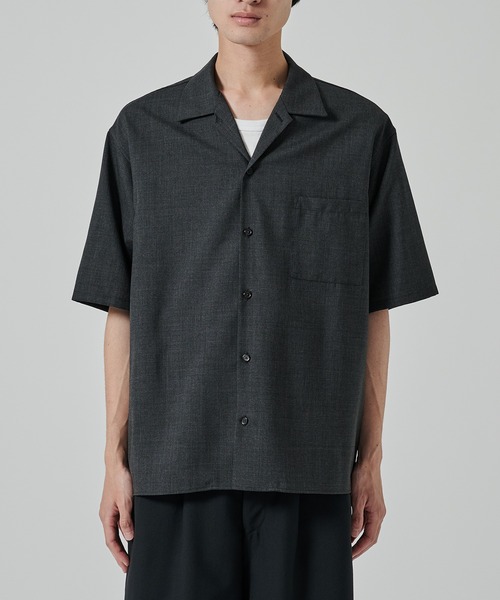 markaware シャツ 「MARKAWARE/marka」別注 OPEN COLLAR S/S