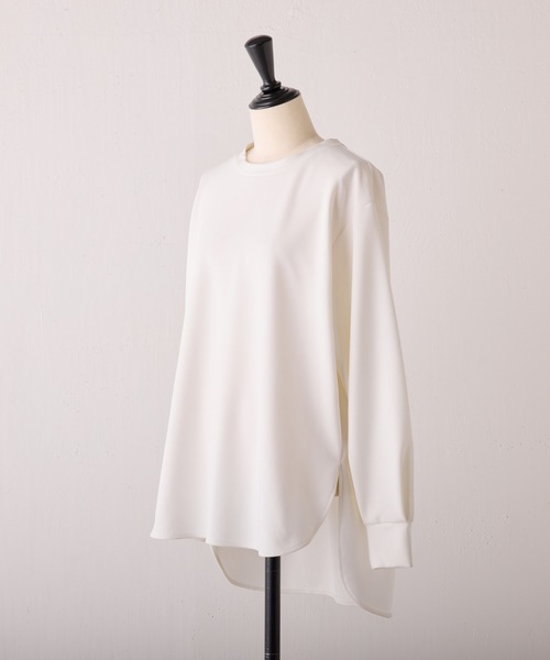 BEARDSLEY 「BEARDSLEY」 長袖カットソー S ホワイト レディース