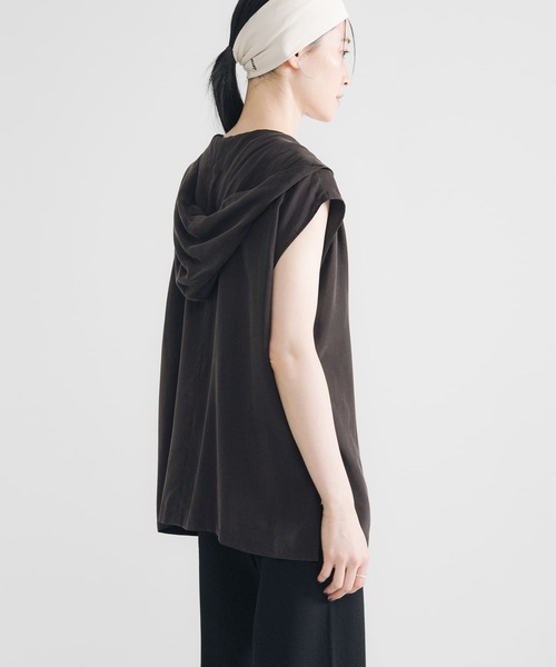 URBAN RESEARCH tシャツ キュプラレーヨンフーディトップス