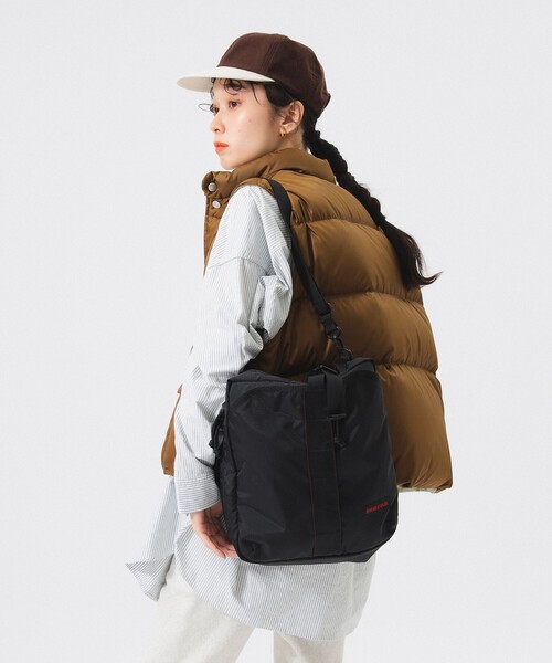 BRIEFING 2WAYショルダーバッグ ブラック　ベイクルーズ　別注　未使用 BRIEFING ショルダーバッグ バッグ 「別注」BRIEFING