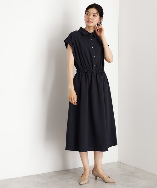 THE SHOP TK ワンピース サッカーワンピース「洗濯機OK/UVカット