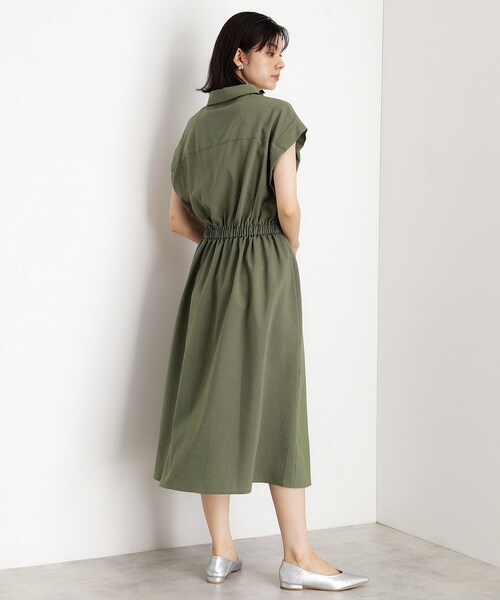 THE SHOP TK ワンピース サッカーワンピース「洗濯機OK/UVカット