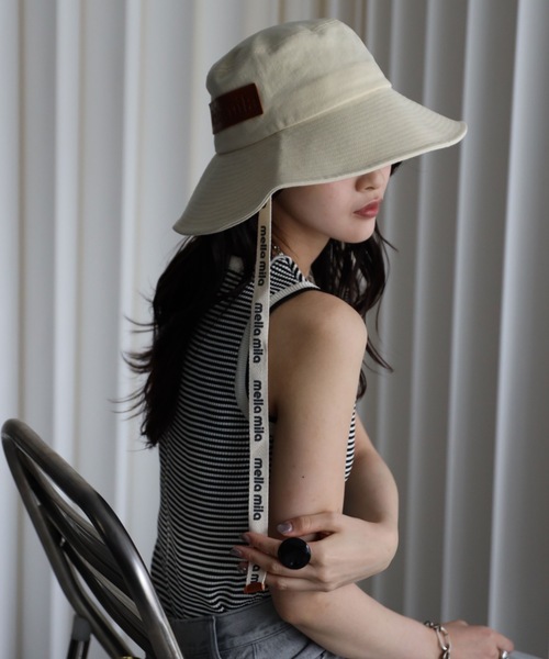 YENNA 帽子 ハット 「mella mila」 DIANA BUCKET HAT レディース