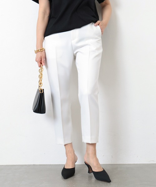 Deuxieme Classe 「Deuxieme Classe」 クロップドパンツ 34 ホワイト  