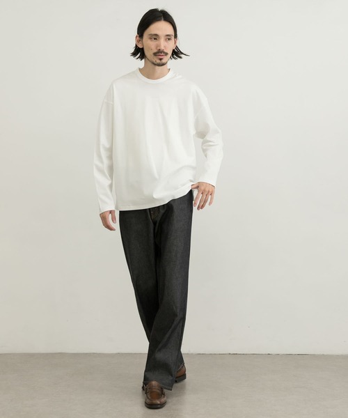 「URBAN RESEARCH」 長袖Tシャツ MEDIUM ブラック メンズ