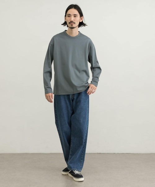 「URBAN RESEARCH」 長袖Tシャツ MEDIUM ブラック メンズ