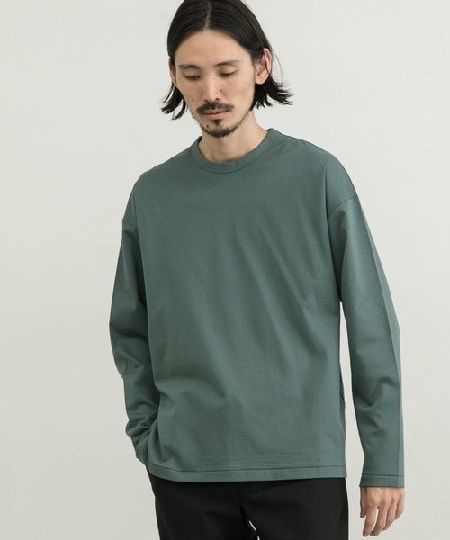 「URBAN RESEARCH」 長袖Tシャツ MEDIUM ブラック メンズ