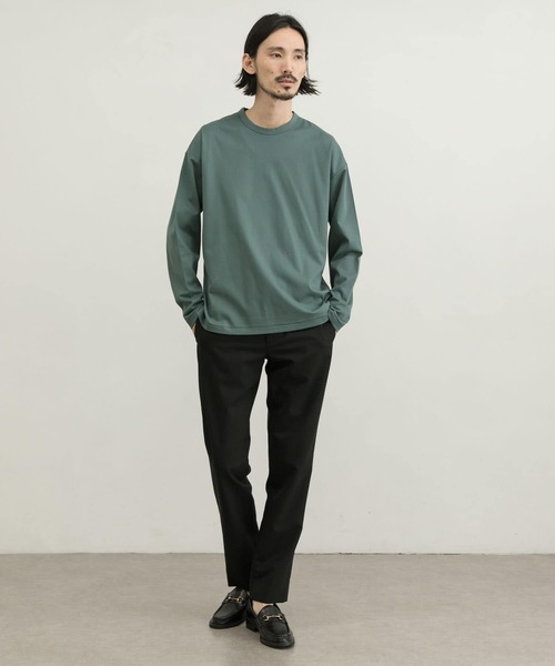 「URBAN RESEARCH」 長袖Tシャツ MEDIUM ブラック メンズ