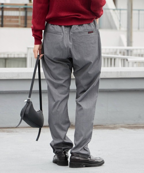 gramicci グレー スラックス 冬用 GRAMICCI（グラミチ） スラックス GABARDINE SLACKS ジップフライ