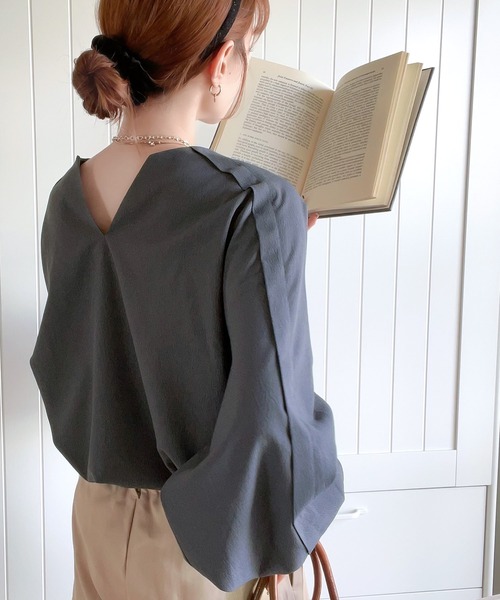 「classicalelf」 長袖ブラウス LARGE パープル系その他 レディース