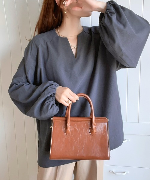「classicalelf」 長袖ブラウス LARGE パープル系その他 レディース