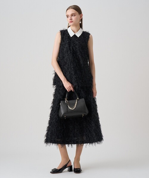 ANAYI スカート 「セットアップ対応商品」フェザーカット