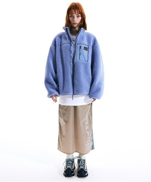 SCULPTOR（スカルプター） ジップアップブルゾン LARGE ブラック