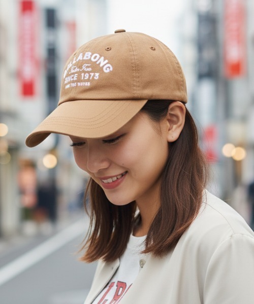 値引き可！　BILLABONG キャップ　フリーサイズ　帽子　ベージュ　ビラボン　綿 BILLABONG（ビラボン） キャップ 帽子 「BILLABONG/ビラボン」24AW DAD