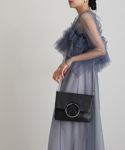 atlo（アトロ） ハンドバッグ ラメ ショルダーバッグ トートバッグ