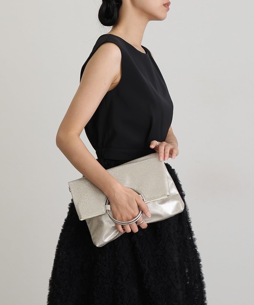 atlo（アトロ） ハンドバッグ ラメ ショルダーバッグ トートバッグ