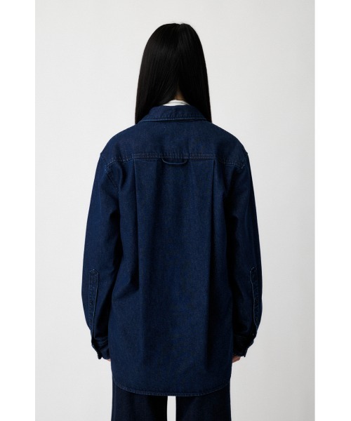 マウジーデニムブラウス MOUSSY（マウジー）の「2WAY DENIM SHIRRING ブラウス（シャツ