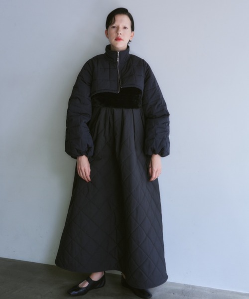 PERNA（ペルナ） コート アウター キルティングショートジャケット