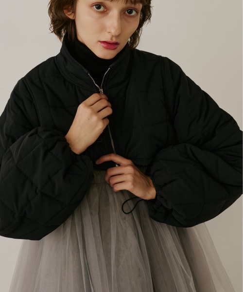 PERNA（ペルナ） コート アウター キルティングショートジャケット