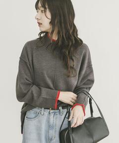 ニット セーター 「洗濯可/静電気防止」ハイショクハイネックニット レディース