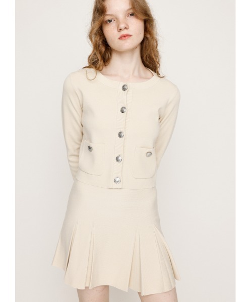 ⚠️最終値下げSLYMILANO RIB PLEATS 2P(T.GRY) SLY（スライ） ワンピース 「再入荷」MILANO RIB PLEATS 2P ミラノリブ