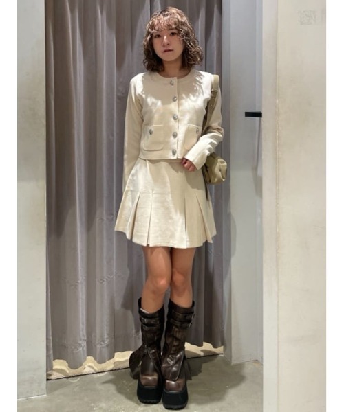 SLY（スライ） ワンピース 「再入荷」MILANO RIB PLEATS 2P ミラノリブ