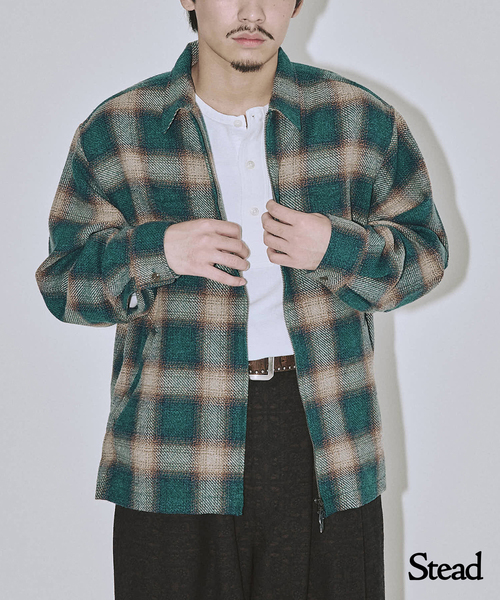 JOURNAL STANDARD J.S HOMESTEAD シャツ Stead / T/C ネップ
