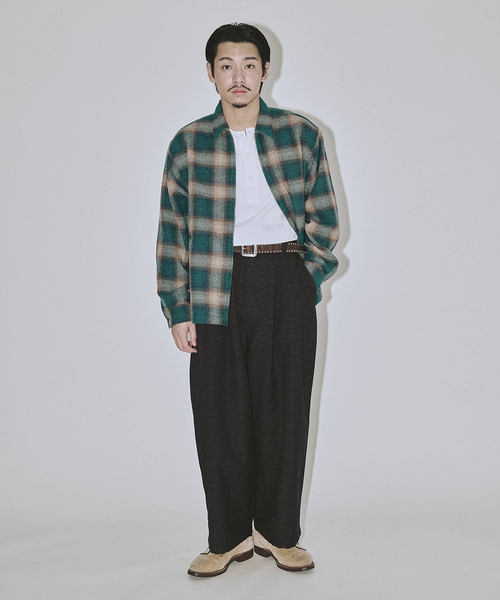 JOURNAL STANDARD J.S HOMESTEAD シャツ Stead / T/C ネップ