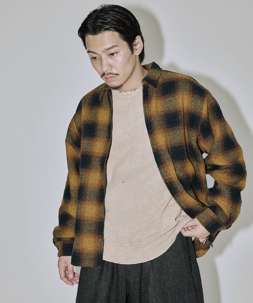 JOURNAL STANDARD J.S HOMESTEAD シャツ Stead / T/C ネップ