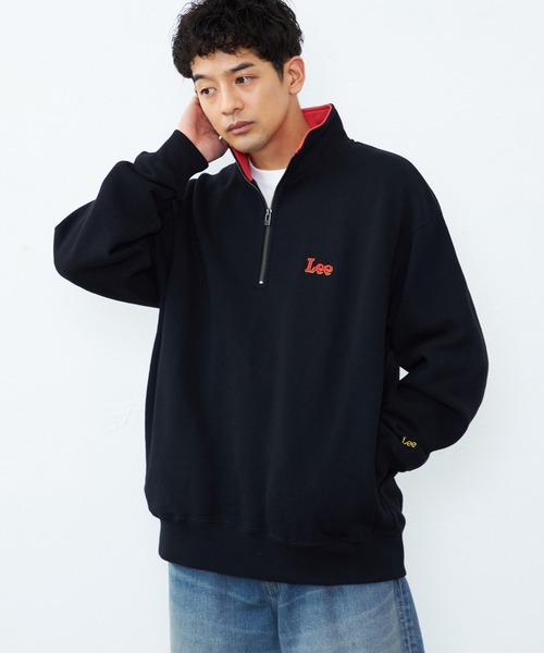 Lee（リー） トレーナー スウェット ハーフジップスウェット 裏起毛