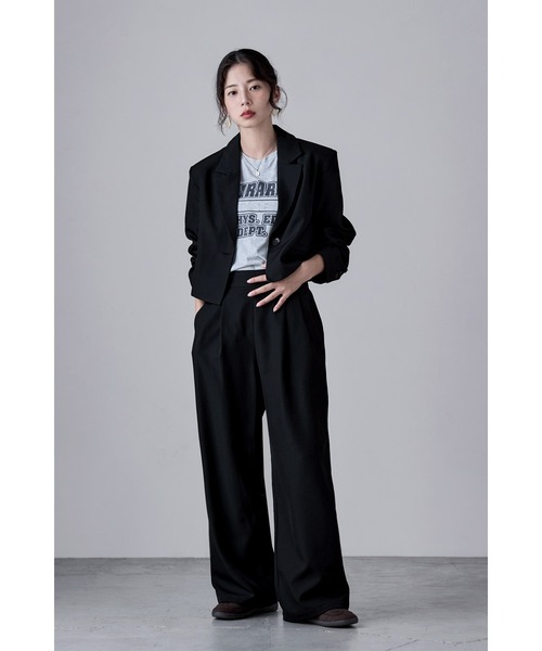 etoll.（エトル） セットアップ セットアップパンツスーツ ツイル