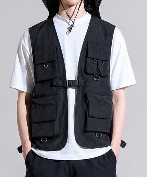 CALIFORNIA OUTFITTERS ベスト ジレ 9D6 マルチポケット