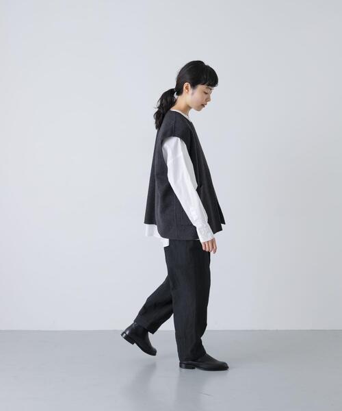 かぐれ コート アウター ウールリバーベスト レディース : ZOZOTOWN