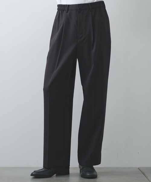 スラックス 「STUDIOUS」BAP WOOL スラックス メンズ