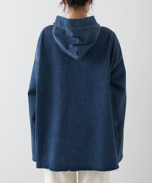 Whim Gazette（ウィム ガゼット） ブラウス シャツ デニムフーディー