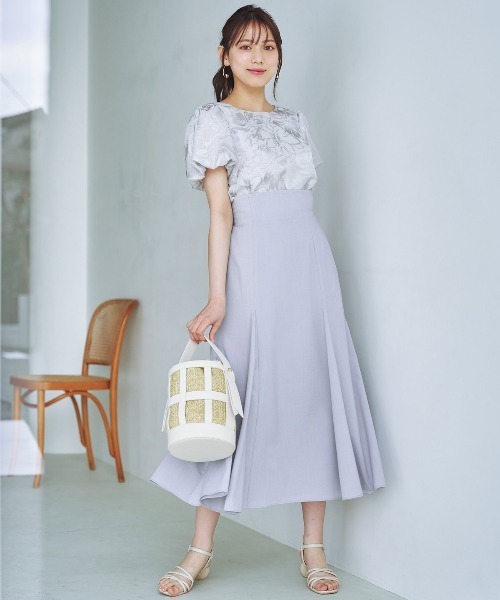 「WILLSELECTION」 半袖ブラウス MEDIUM ベージュ レディース_画像4