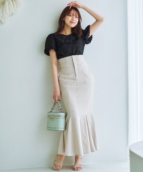 「WILLSELECTION」 半袖ブラウス MEDIUM ベージュ レディース_画像6