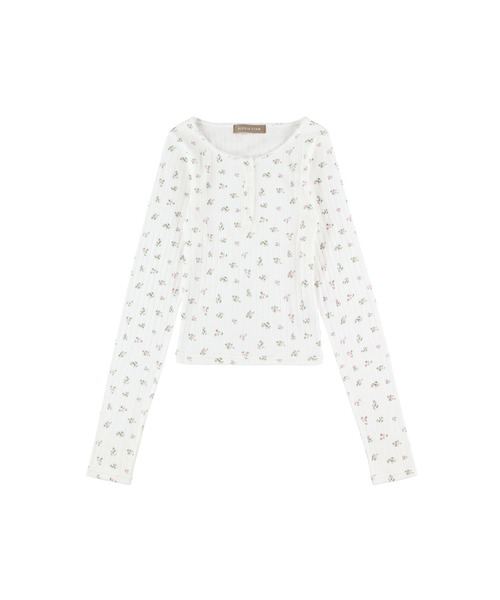 ALEXIA STAM（アリシアスタン） ヘンリーネック tシャツ Henley Neck
