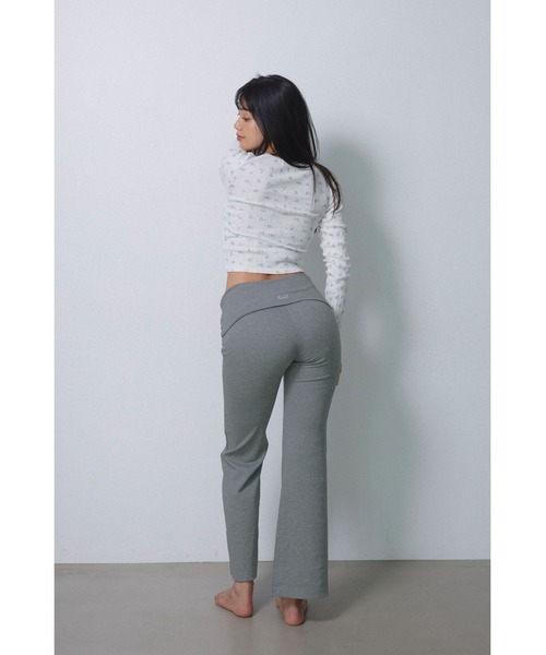 ALEXIA STAM（アリシアスタン） tシャツ Henley Neck Floral Long