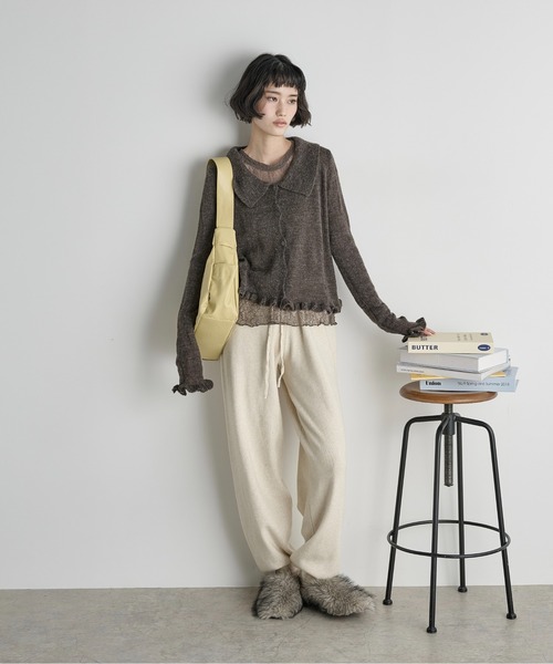 THE Yon パンプス ミックスエコファーサボミュール : ZOZOTOWN Yahoo